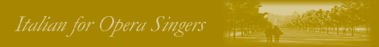 Italian for Opera Singers Banner